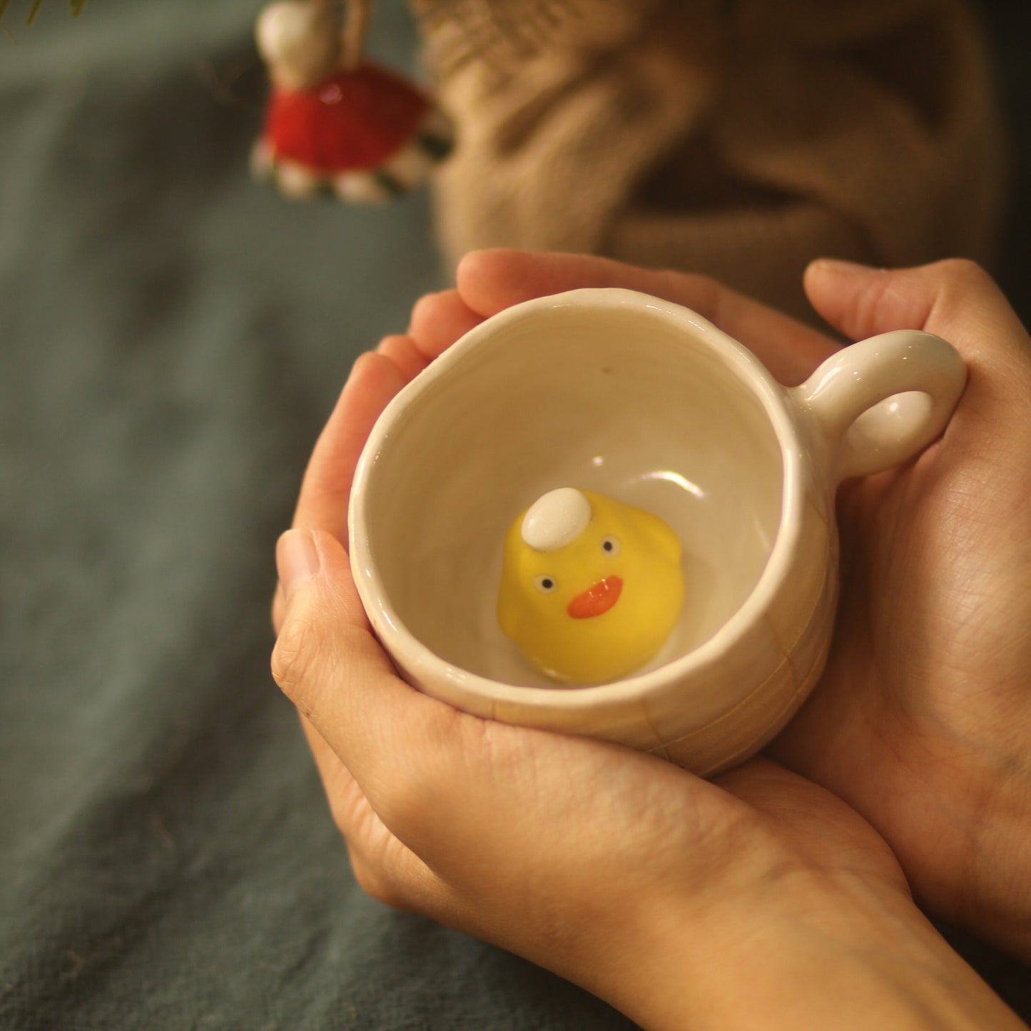 Yellow Duck Handmade Espresso Ceramic Mug