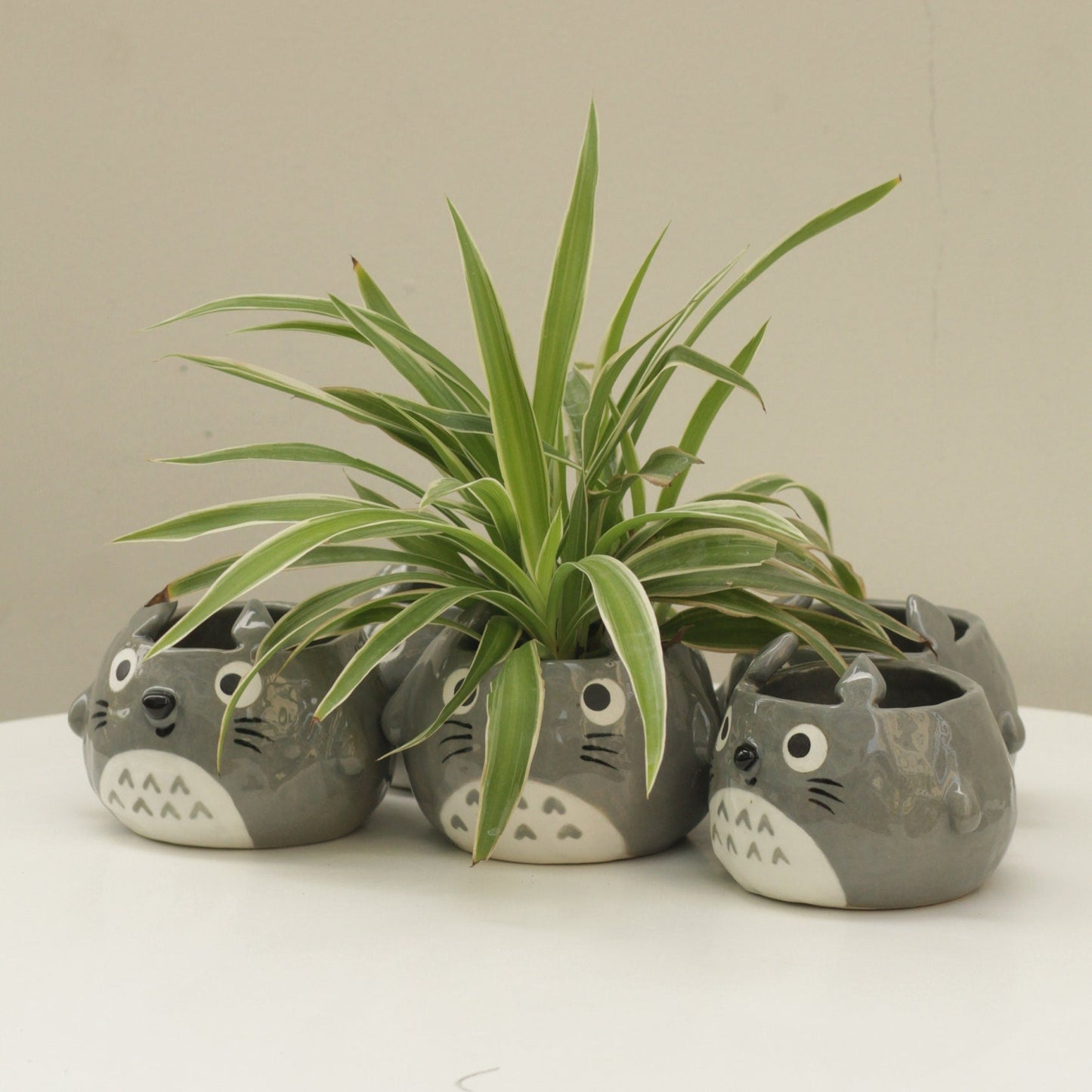 Grey Character Handmade Ceramic Plant Pot