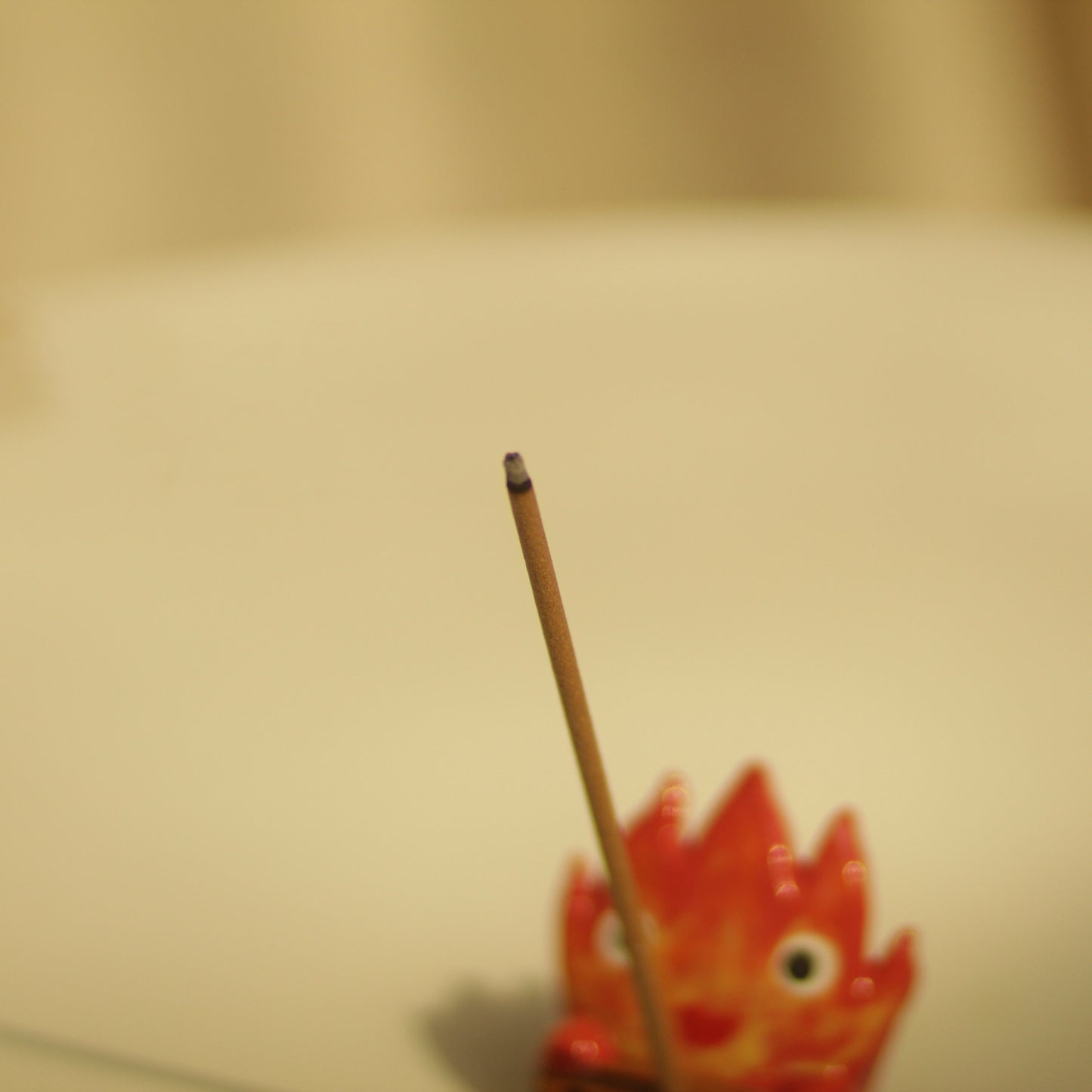 Adorable Fire Demon Handmade Ceramic Incense Holder