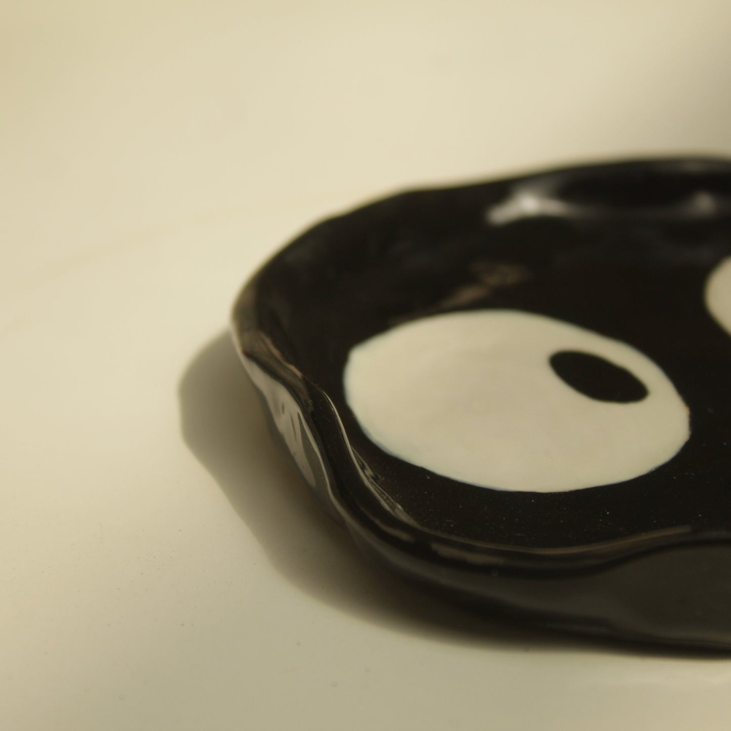 Cute Soot Handmade Ceramic Coaster