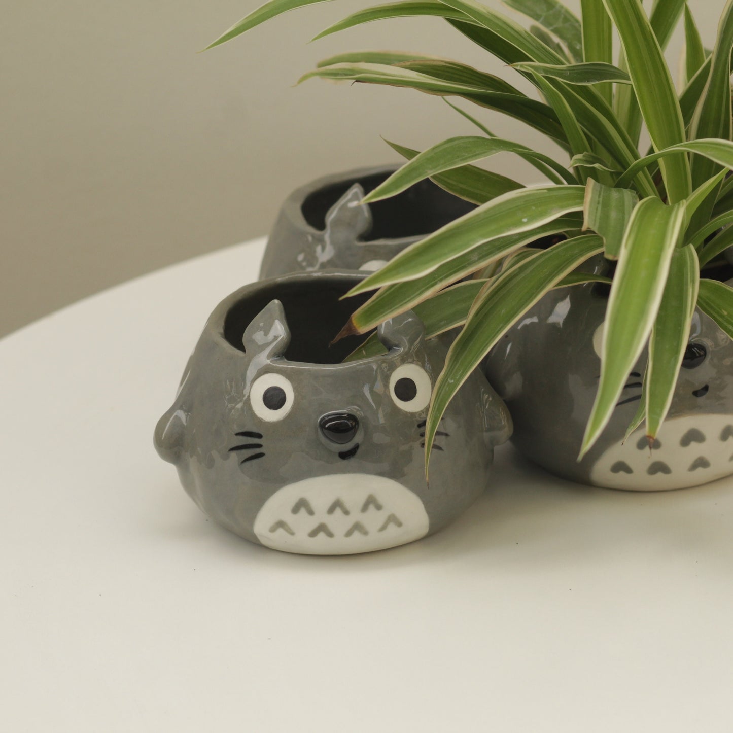 Grey Character Handmade Ceramic Plant Pot