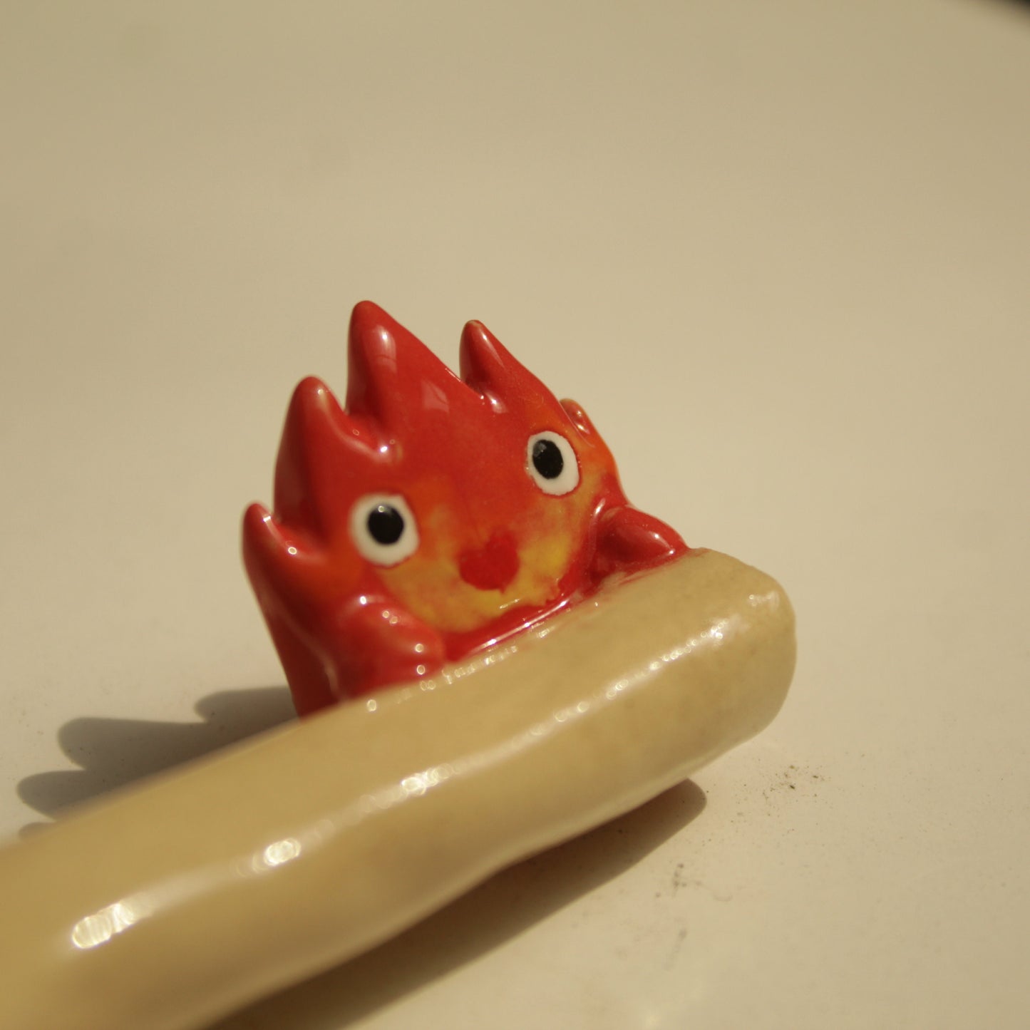 Handmade Pottery Fire Demon Spoon